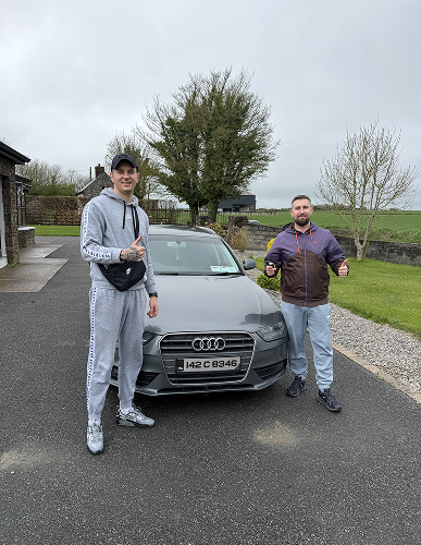 Happy mntvls auto customer with their inspected car