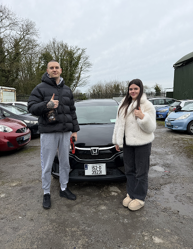 Happy mntvls auto customer with their inspected car