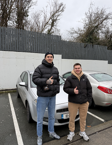 Happy mntvls auto customer with their inspected car