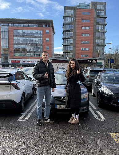 Happy mntvls auto customer with their inspected car