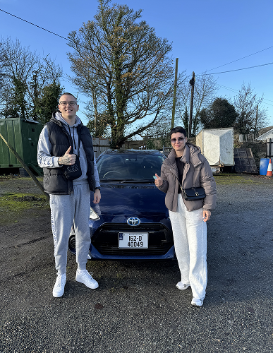 Happy mntvls auto customer with their inspected car