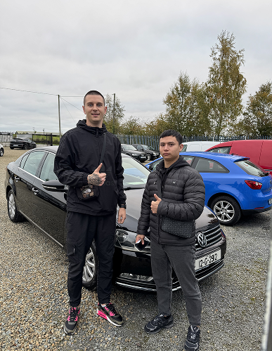 Happy mntvls auto customer with their inspected car