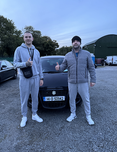 Happy mntvls auto customer with their inspected car