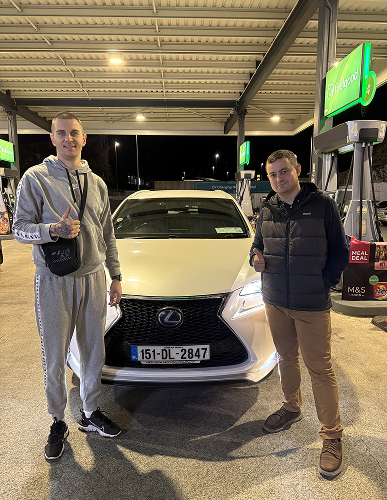 Happy mntvls auto customer with their inspected car