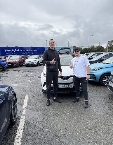 Happy mntvls auto customer with their inspected car